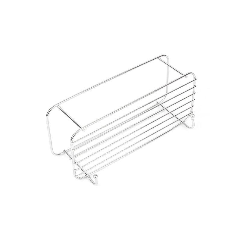 후크가 있는 접착식 스테인레스 스틸 샤워 캐디