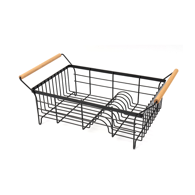 스테인리스 스틸 접시 건조대(칼붙이 홀더 및 배수판 포함)