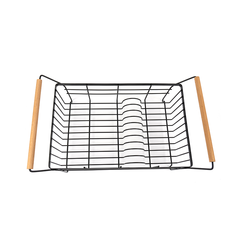 스테인리스 스틸 접시 건조대(칼붙이 홀더 및 배수판 포함)