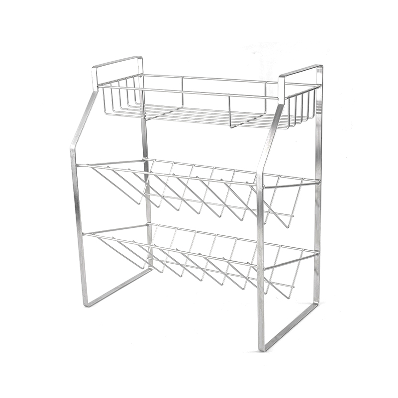 주방용 벽걸이형 3단 블랙 스파이스 랙