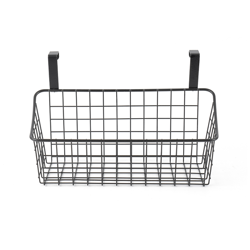 걸이용 바구니 3개가 포함된 문앞 식품 저장실 정리함