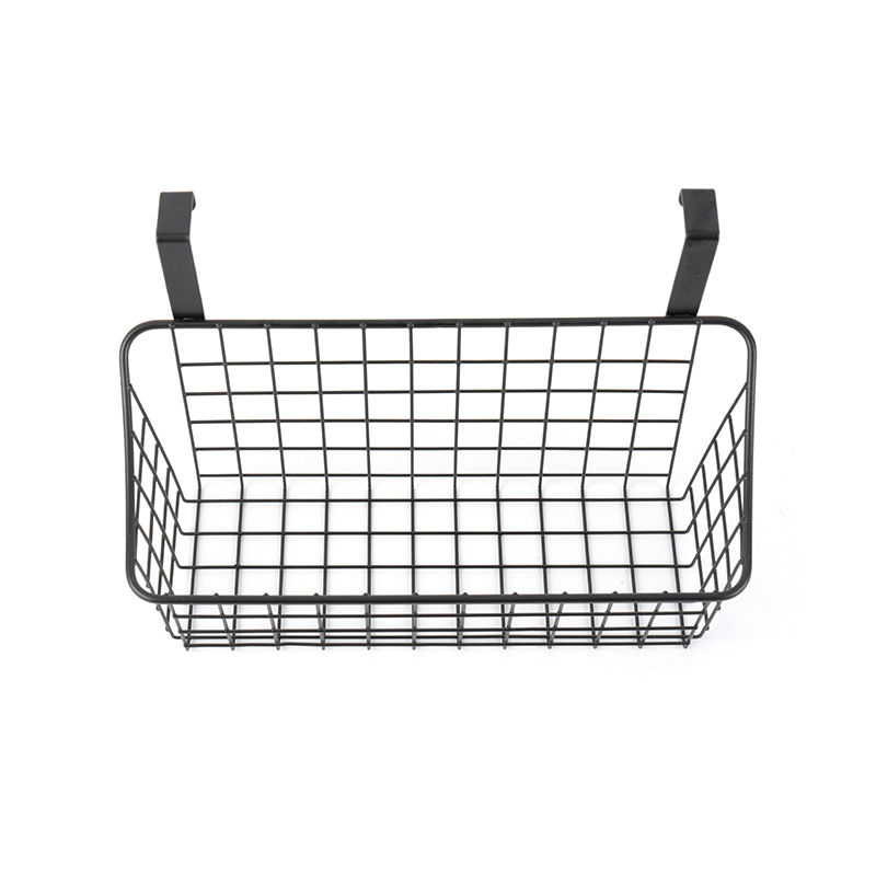 걸이용 바구니 3개가 포함된 문앞 식품 저장실 정리함