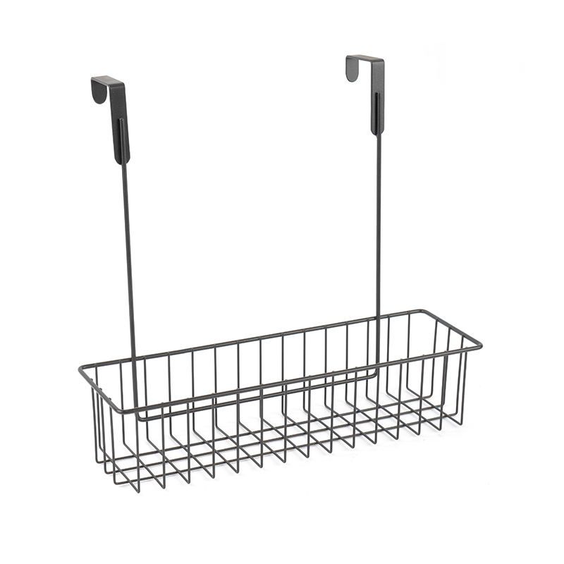 걸이용 바구니 3개가 포함된 문앞 식품 저장실 정리함