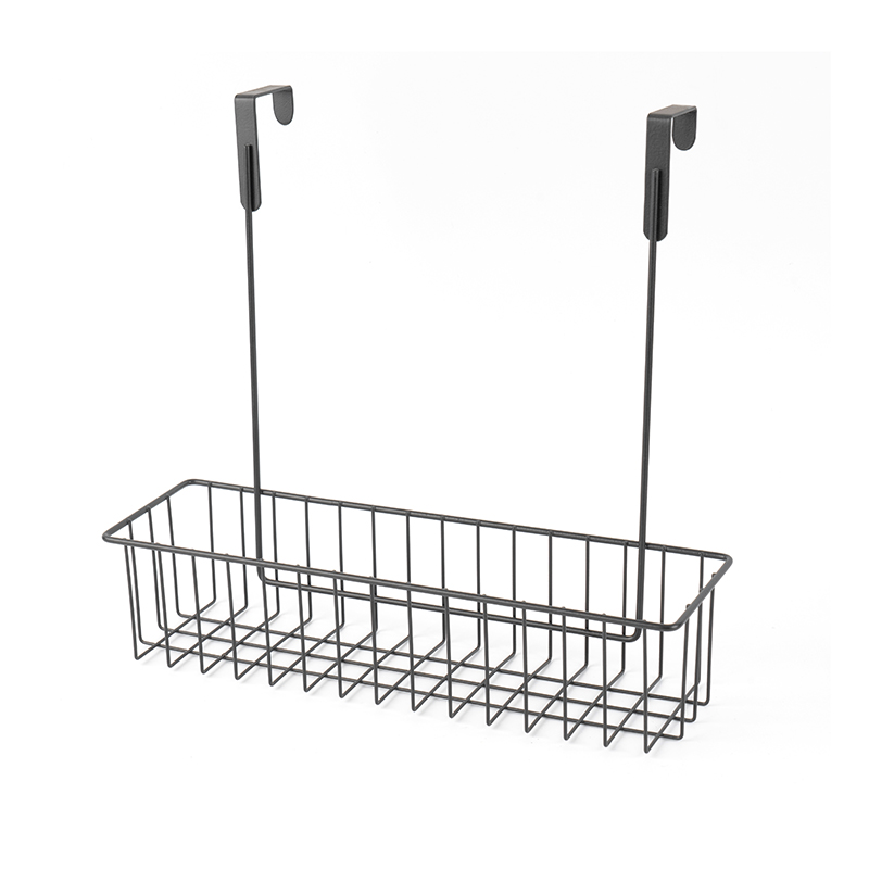 걸이용 바구니 3개가 포함된 문앞 식품 저장실 정리함