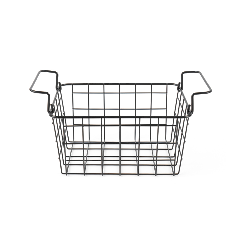 금속 와이어 메쉬 쌓을 수 있는 유틸리티 보관함, 대형 직사각형