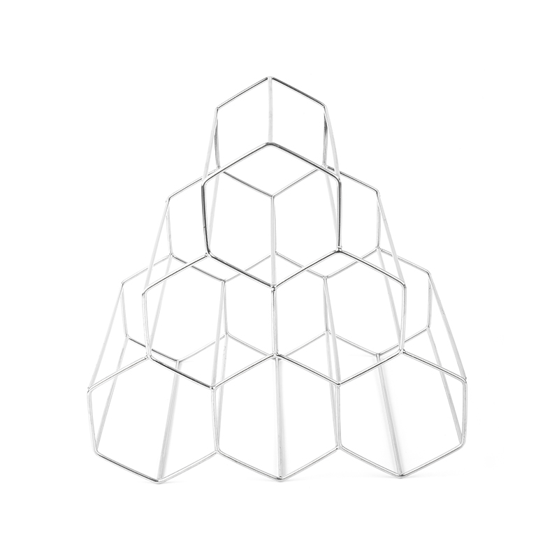 조리대용 3단 독립형 와인병 랙