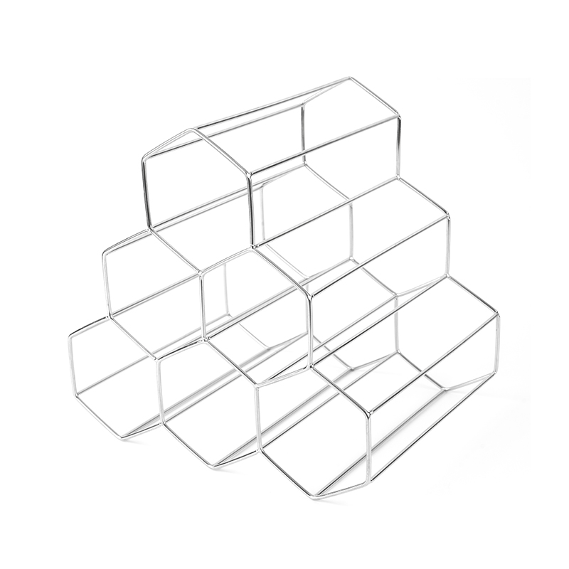 조리대용 3단 독립형 와인병 랙