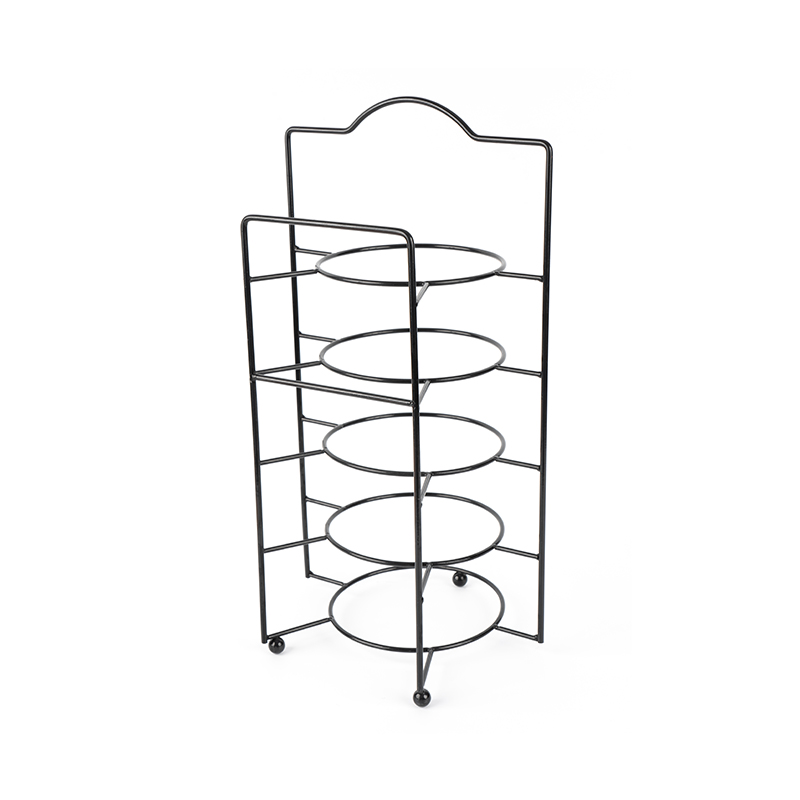 그릇과 접시가 포함된 계층형 서빙 스탠드