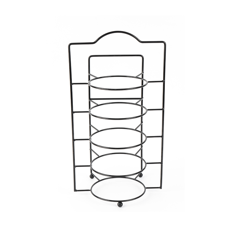 그릇과 접시가 포함된 계층형 서빙 스탠드