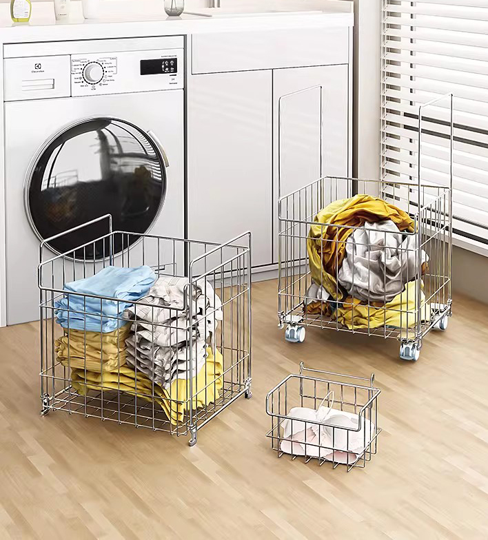 더러워진 금속 바구니의 무게를 줄이는 기술 개선은 무엇입니까?